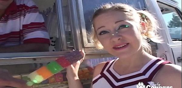  18yo Cindy Loo Rides Some Dick In The Back Of A Van